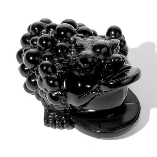 黑曜石金蟾吉祥摆件 商品图4