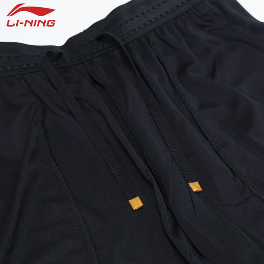 李宁羽毛球服男女款运动大赛短裤吸汗速干比赛训练短裤AAPW029 商品图5