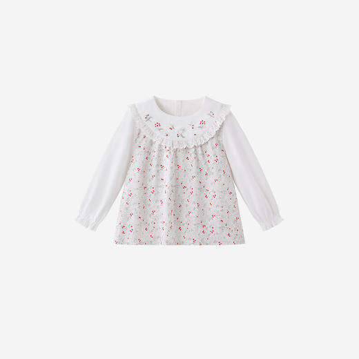 【商场同款】英氏儿童衣服女童衬衣春夏莱赛尔透气上衣可爱百搭 商品图4