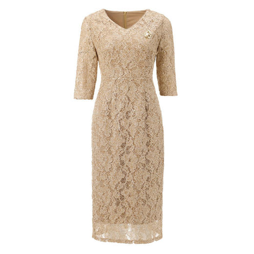 「高货deo」全新升级【铂金会员477/天猫639/差价162】(12043)洛诗琳气质优雅蕾丝连衣裙2026新款轻奢高级感通勤收腰裙 商品图4