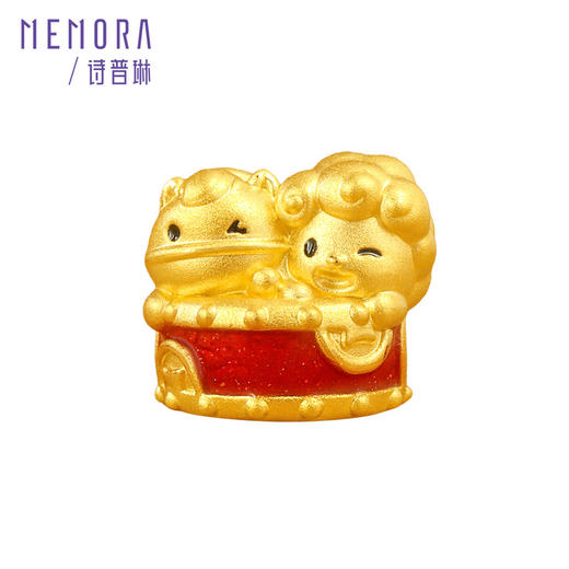 【新品首发】盛世风华足金生肖马六合转运珠 一物多戴MEMORA诗普琳HP933301 商品图8