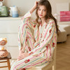 （合作款）芬腾春秋季新款纯棉条纹长袖家居服套装yc0209013 商品缩略图3