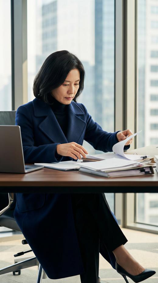 MM立领双袋双面手工羊绒大衣 商品图4