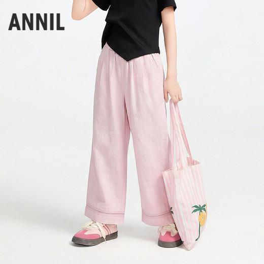 女童梭织单裤夏季新款安奈儿童装EG626712 商品图1