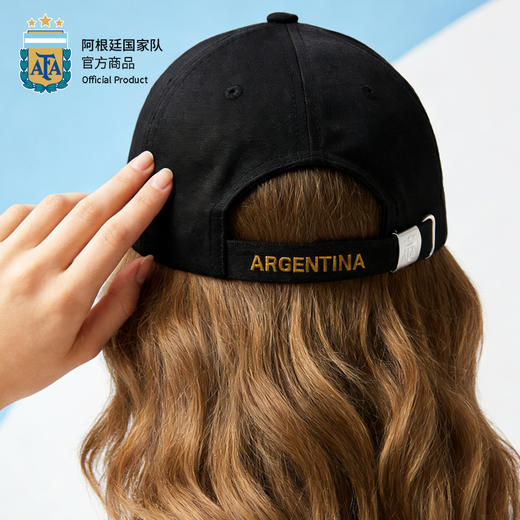 【官方正版】阿根廷国家队 | 春季新款队徽棒球帽蓝白黑三色帽 商品图4