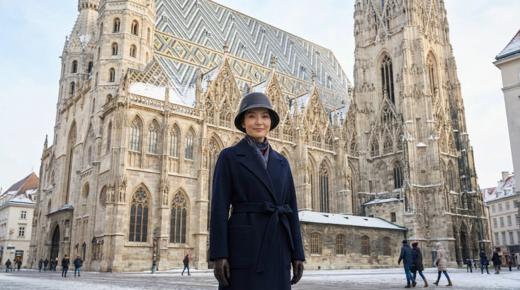 加内门襟珠边精致工艺双面手工腰带长款大衣 商品图2