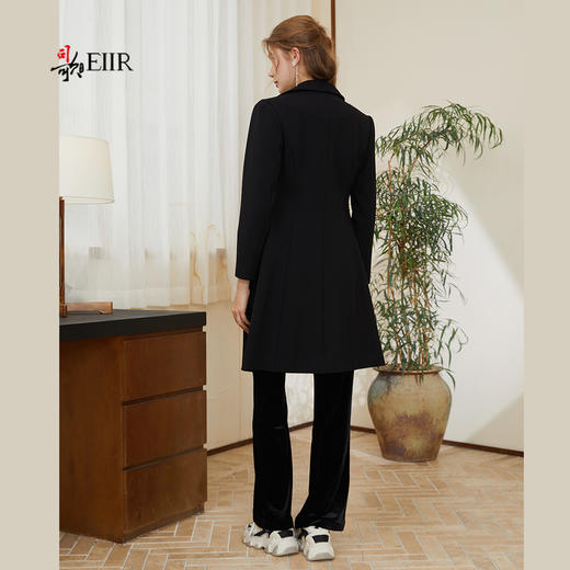 司歌收腰单排扣风衣春秋女中长外套R921240X 商品图3