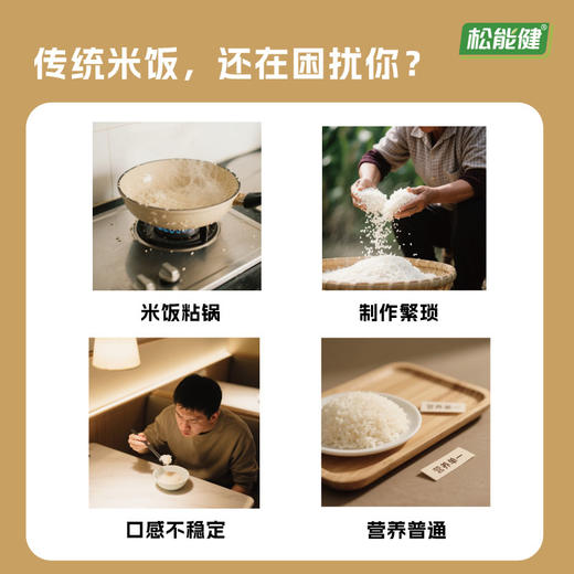【松能健】亚麻籽免煮米饭100g/10盒 商品图1