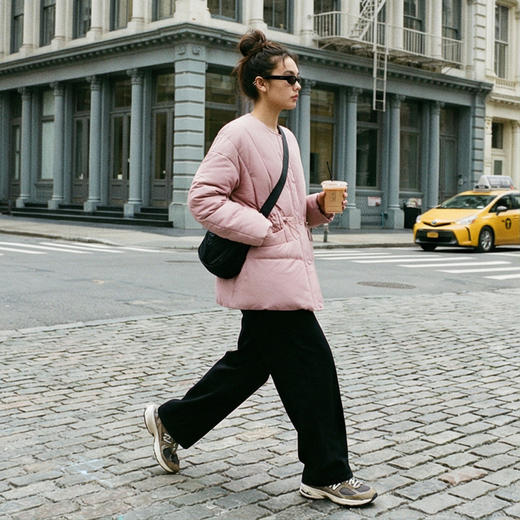 NANSONGSILK/NS羽绒服新中式进口中空纱高定90白鹅绒服2025冬新款精致收腰短款鹅绒服M1D547111S南宋 商品图0