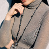 【N24036-s】alodia.co 暗涌镂空爱心吊坠蜡绳编织毛衣链项链 高级感小众长期主义百搭RJ136 商品缩略图4