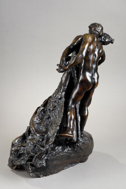 独角鹿西洋古董19世纪法国雕塑家卡米耶·克洛岱尔限量青铜雕塑作品《华尔兹》 商品图3