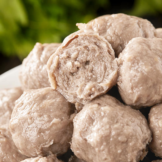 【粉丝专属❗潮汕牛肉丸250g/袋】潮汕牛肉丸新鲜制作，传统美味满满肉感，弹嫩多汁，牛肉丸牛筋丸子火锅，烧烤串串冷链新年马年春节年货L-d 商品图1