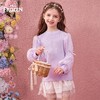 迪士尼童装女童长袖T恤泡泡袖2026新品春装洋气打底衫儿童卫衣 商品缩略图3