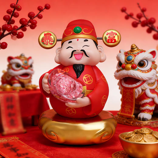 【成都印钞】碎钞小财神摆件 商品图8