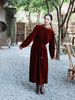 【100%桑蚕丝】 真丝丝绒长裙   过年约会、参加各种聚餐聚会总要一件能撑场面的裙子，这几条裙子藏肉显瘦不紧绷  自带优雅和贵气 商品缩略图5