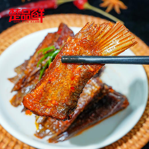 【宜昌助农馆】楚品鲜    香辣口味鱼尾150g小吃年货零食熟食开袋即食 商品图3