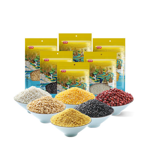 燕之坊尚礼礼盒3kg黄小米黑米红米糯米燕麦仁玉米渣 5种五谷杂粮组合礼盒 商品图2