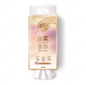 清风丝柔系列悬挂式软抽4层350抽