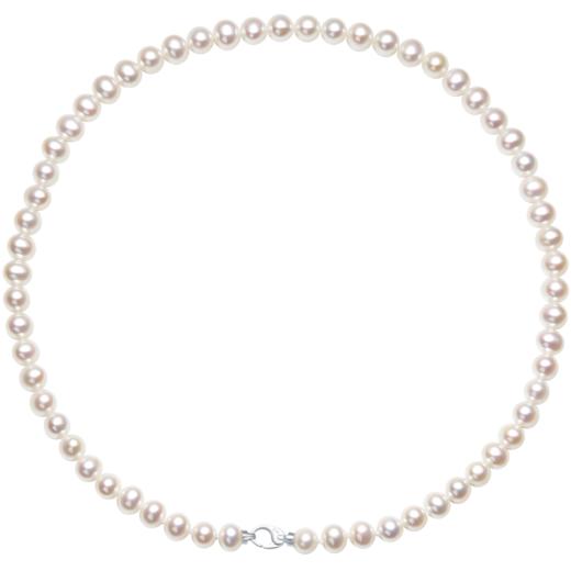 T80187-A-X004T00124001 周大福CHOW TAI FOOK 至真系列925银时尚珍珠项链-T80187【约链长40cm】 商品图0