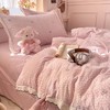【YW】无忧购2026新款小清新云朵棉四件套A类仿棉云感纱花边小布袋（截单后3-5天开始发货) 商品缩略图0