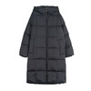 谜底中长款羽绒服女2025秋冬款时尚连帽宽松鸭绒面包服257MY8808 商品缩略图4