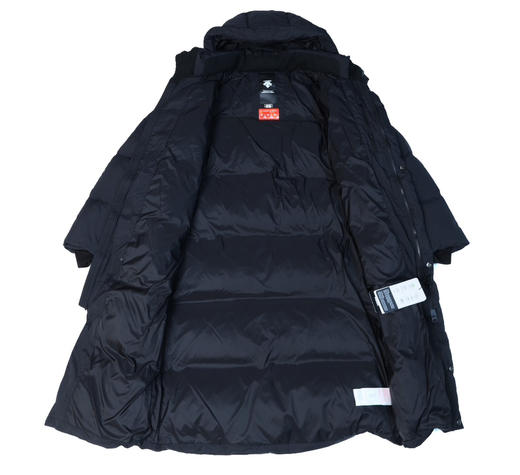 韩单正品迪桑特长款连帽羽绒服 男女同款，尺码90 100 110 商品图2