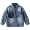 棉花堂春款水洗做旧复古潮趣童装牛仔外套- FD61069 商品缩略图11