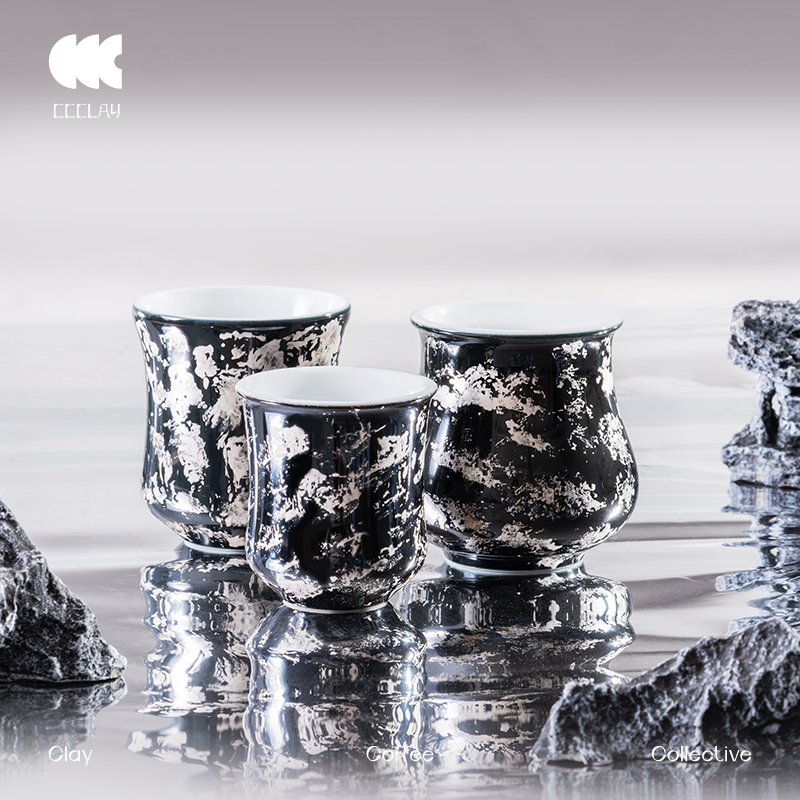 CCCLAY “幻”系列 | 流银 咖啡杯 刷银工艺 ccc咖啡杯