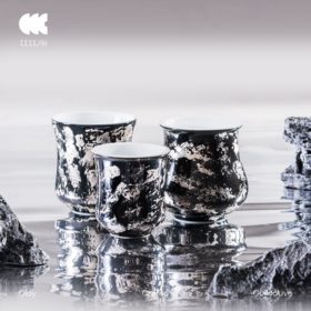 CCCLAY “幻”系列 | 流银 咖啡杯 刷银工艺 ccc咖啡杯