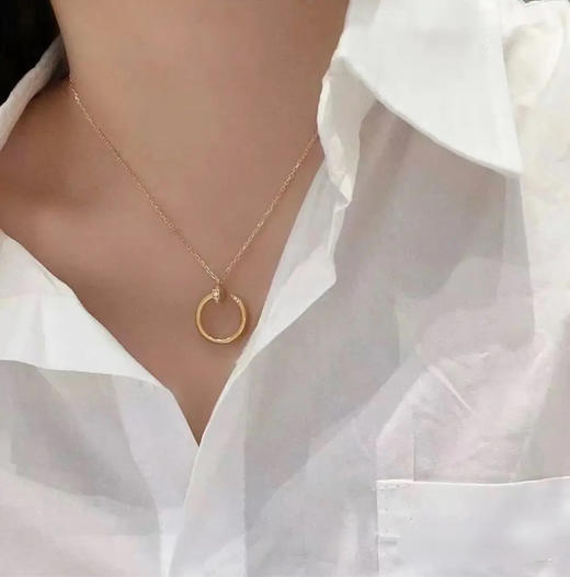 卡地亚 钉子 头尾钻 项链 商品图2