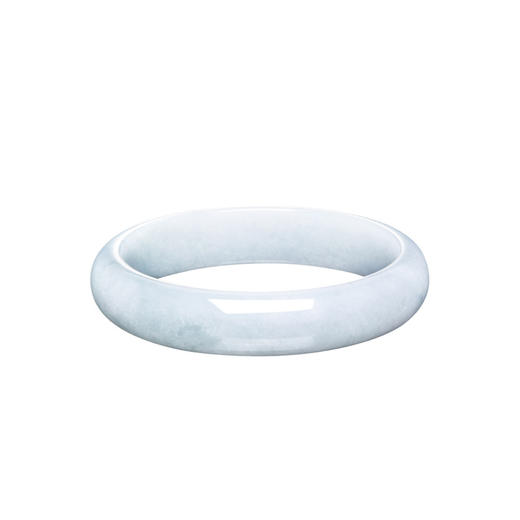 K62768-A-X052K00005601 周大福CHOW TAI FOOK 珠宝经典简约气质玉手镯翡翠玉镯多圈口女款 53mm 商品图0