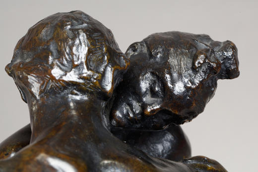 独角鹿西洋古董19世纪法国雕塑家卡米耶·克洛岱尔限量青铜雕塑作品《华尔兹》 商品图7