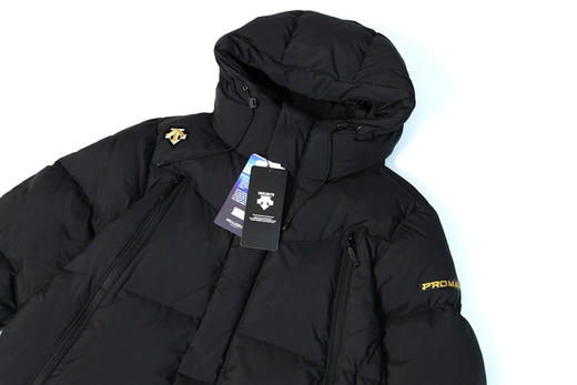 韩单正品迪桑特长款连帽羽绒服 男女同款，尺码90 100 110 商品图3