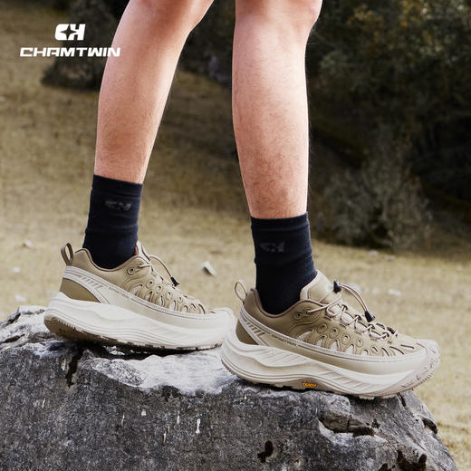 Chamtwin运动鞋男防撞耐磨旅游鞋男款越野缓震防滑户外登山徒步鞋CHX953011 商品图2