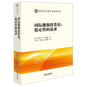国际能源投资法：稳定性的追求 [英]彼得·D.卡梅伦著 王玉苹 贺艳 高明侠译 法律出版社