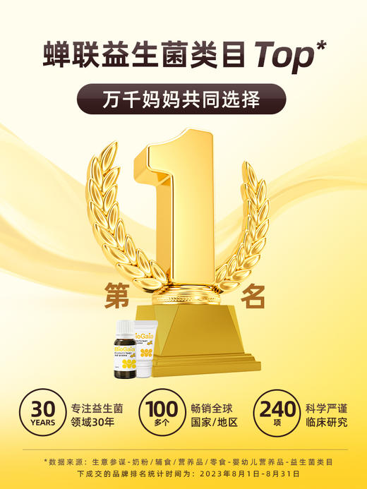 拜奥益生菌10ML装  婴幼儿益生菌罗伊氏乳杆菌 软管装/玻璃装（新老包装交替发货） 商品图3