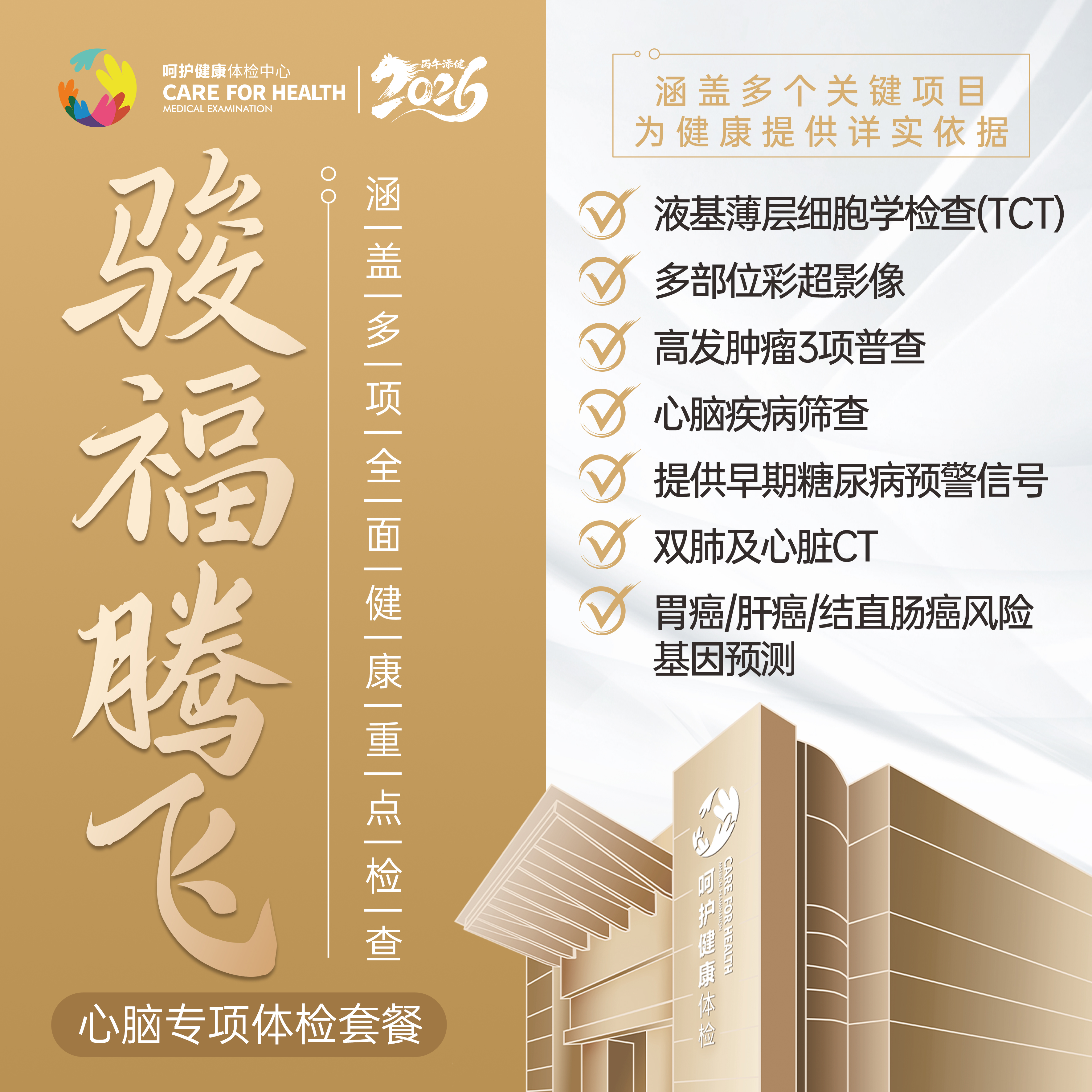 骏福腾飞·心脑专项健康体检套餐