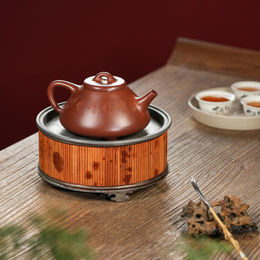 龙德堂陶艺 徐飞制《子冶石瓢》原矿底槽清 260cc 库存请咨询客服 商品图3