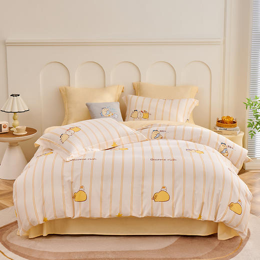 多喜爱 全棉卡通四件套件 Qi可Qi克系列【新疆棉】【7A抗菌】【精美礼盒包装】AB宽边枕袋 商品图4