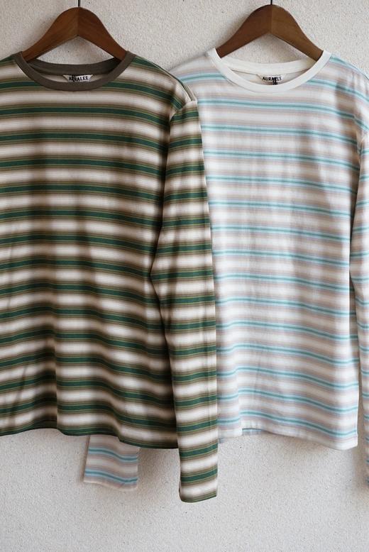 Auralee条纹圆领上衣 商品图6