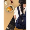 韩系百搭双肩包休闲字母绣花登山小背包电脑包学生通勤大容量书包 商品缩略图2