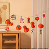 春节不打烊【柿柿如意❗️喜气洋洋】2026新年装饰柿子小灯笼盆栽植物蜂窝球小挂件福桶材料。jd 商品缩略图0