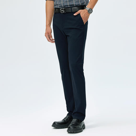 德鲨2026春季新款弹力休闲裤男青年直筒百搭裤子男装长裤 商品图4