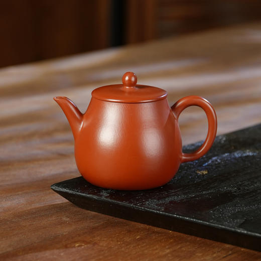 蔡志君/原矿大红袍朱泥宜兴紫砂茶壶紫砂壶功夫茶泡茶壶朱泥紫砂茶具 商品图13