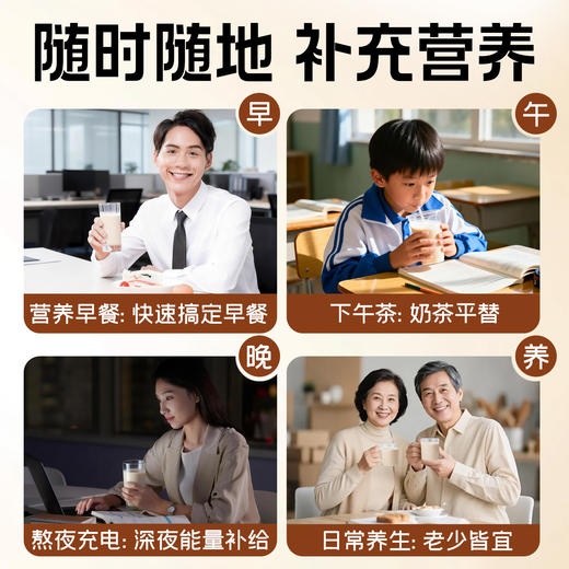 【3袋套装】 南方黑芝麻 黄芪党参豆浆粉 210g 甄选好食材 商品图3