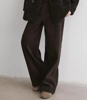 福利特价  不退换   灯芯绒阔腿裤  日本泷定进口灯芯绒  万能百搭神裤