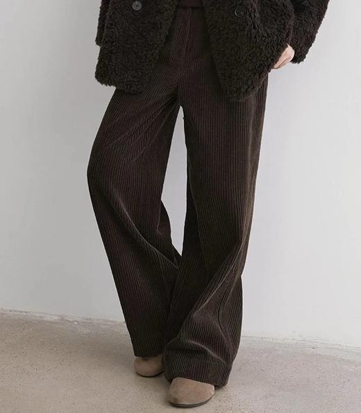 福利特价  不退换   灯芯绒阔腿裤  日本泷定进口灯芯绒  万能百搭神裤 商品图0