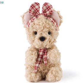 DA2453坐姿复古狗蝴蝶结头箍