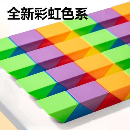 【得力益智  益启成长】得力魔尺 儿童百变魔方 24段幼儿园套装 动手开发启蒙益智玩具 商品图2