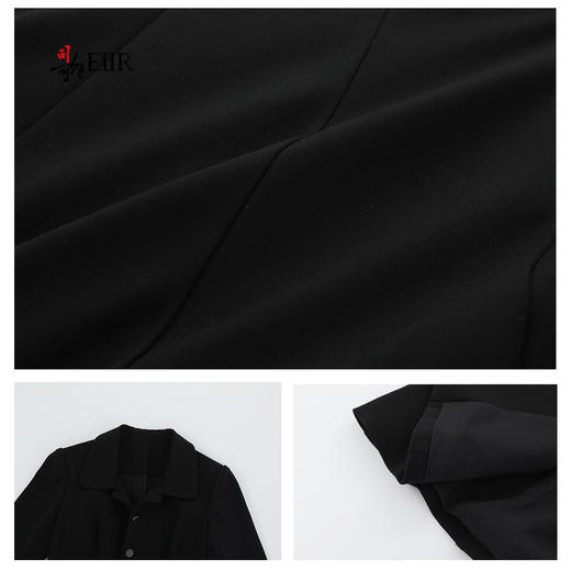 司歌收腰单排扣风衣春秋女中长外套R921240X 商品图2